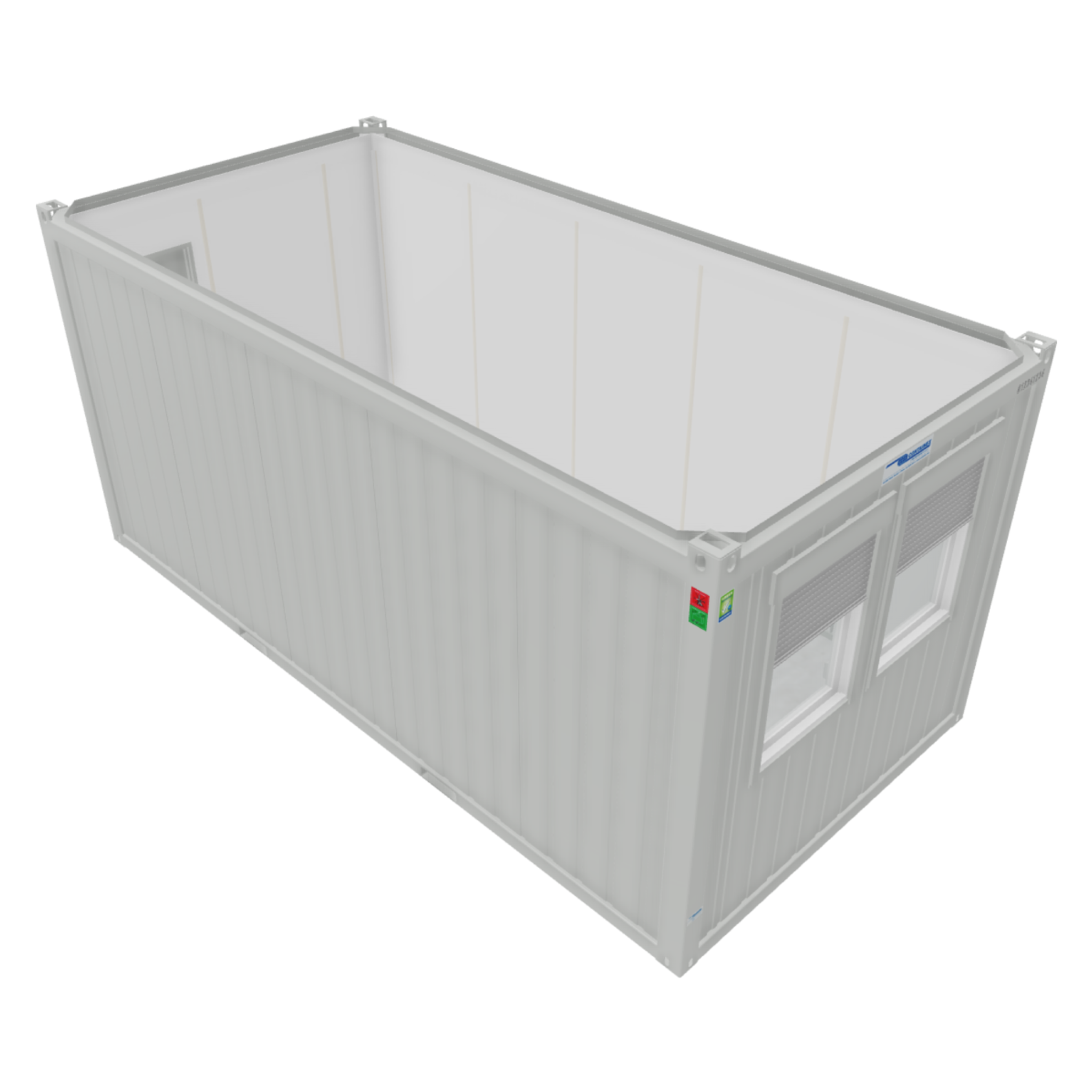 Bürocontainer 20 Fuß XL für optimale Arbeitsplatzgestaltung | Baumann ...