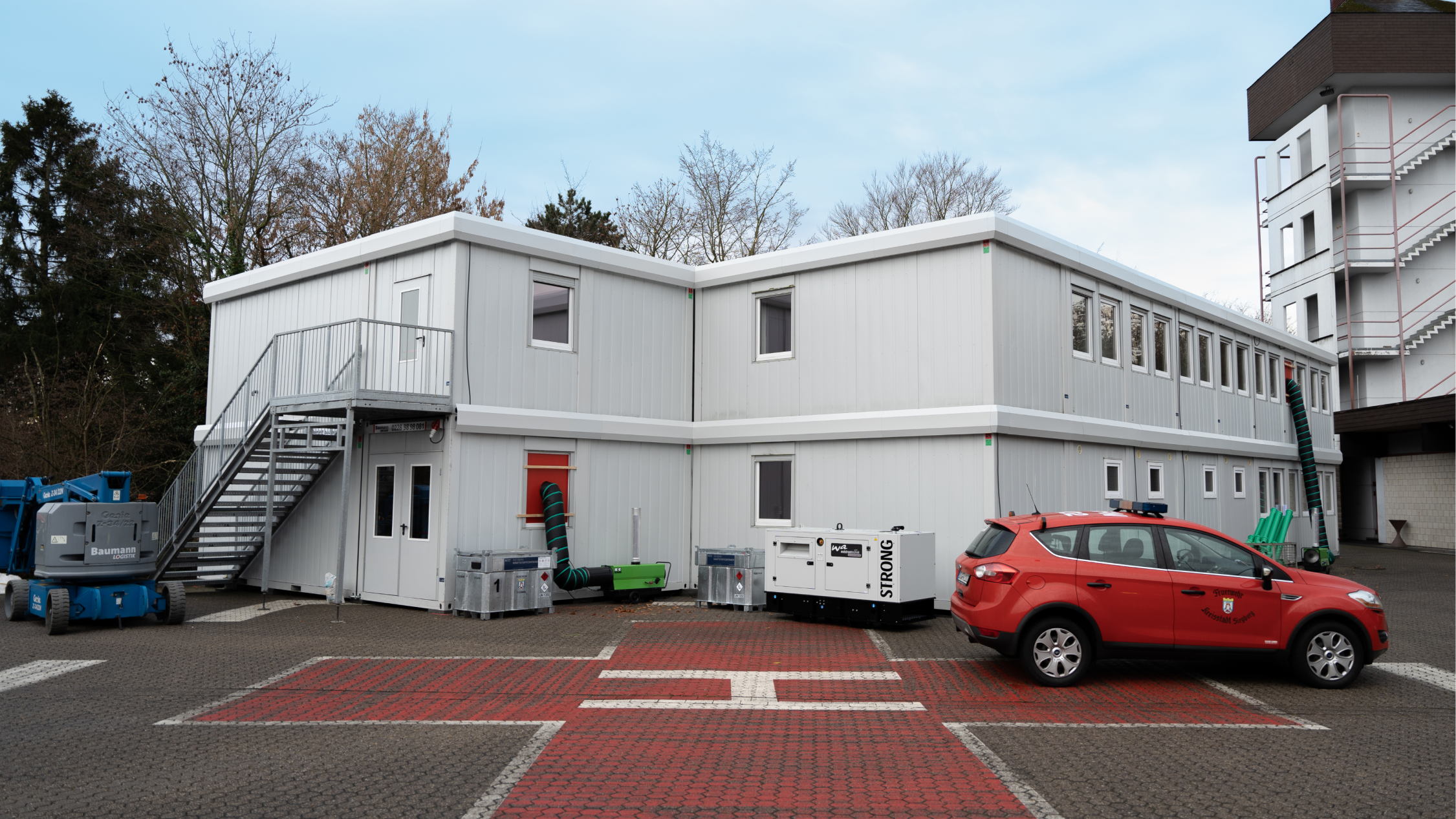 Containeranlage Feuerwache Bonn – Baumann Container