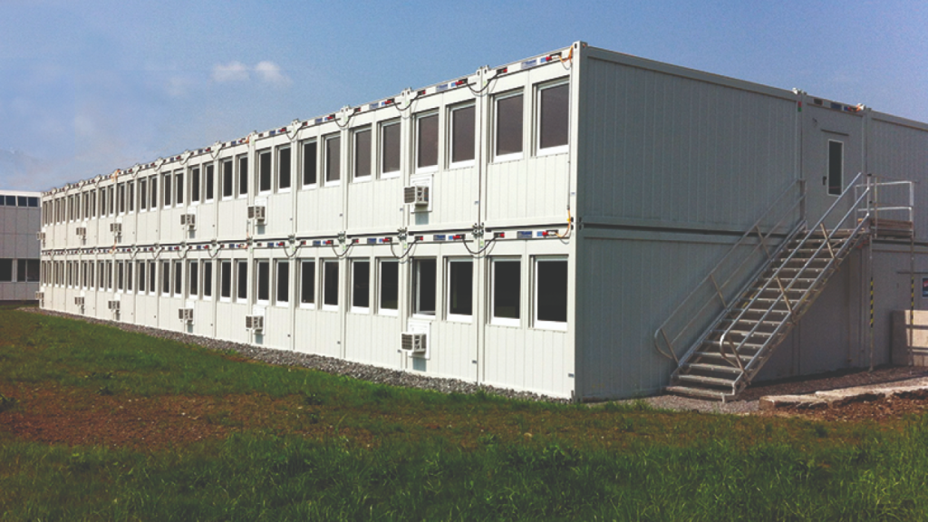 Beispieldarstellung einer Containeranlage - Großanlage