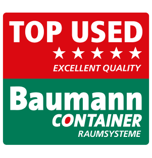Baumann Gebrauchtcontainer TOP USED Logo