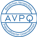 Präqualifikationsdatenbank: AVPQ-Zertifikat