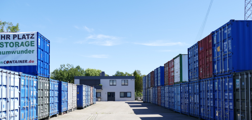Baumann Lagerung Container Selfstorage Bonn Aussenansicht